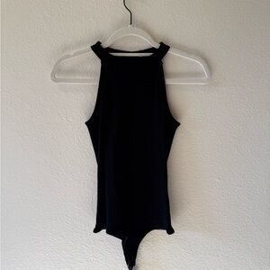 Aeropostale Black Halter Bodysuit
